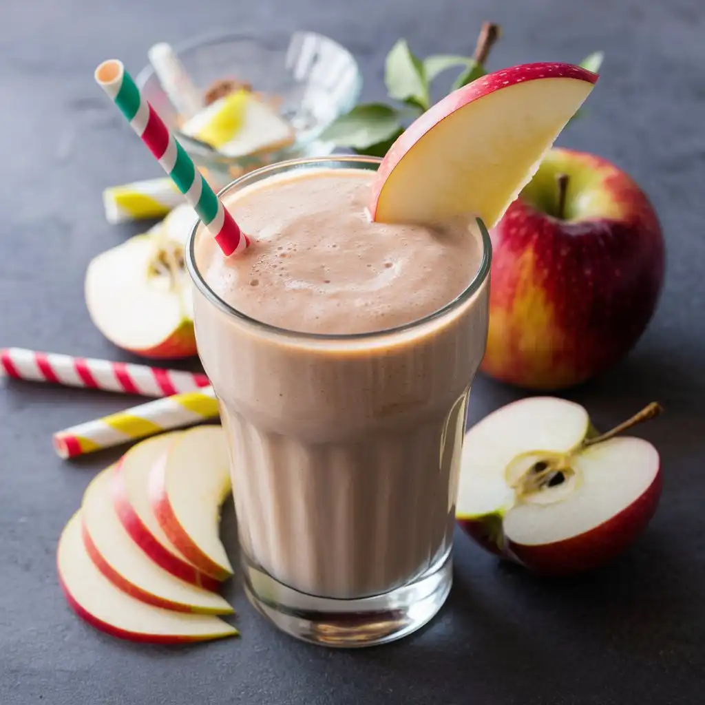 Healthy apple pie smoothie