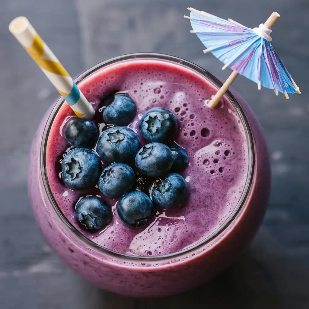 blueberry kefir smoothie