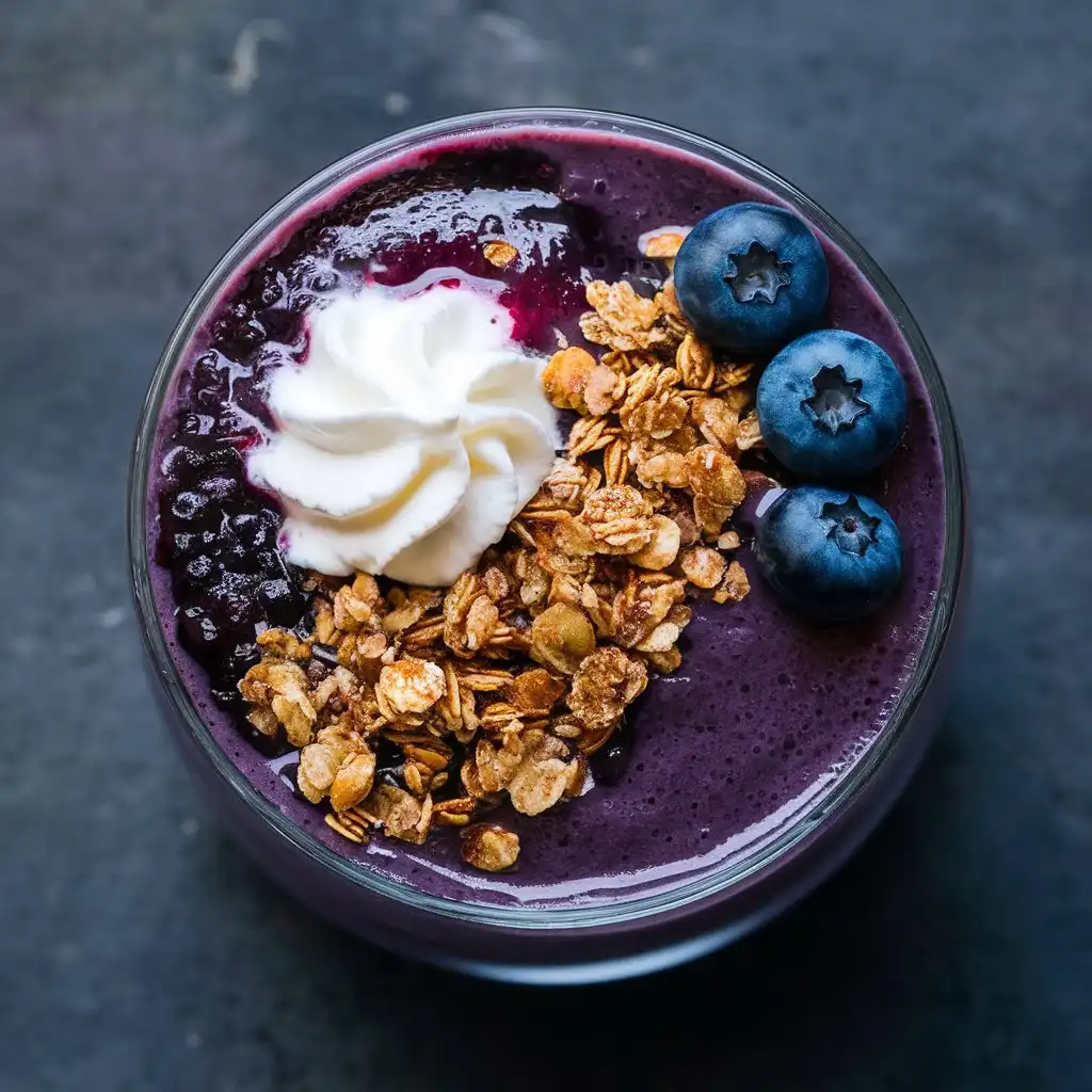 Low Sugar Blueberry Smoothie