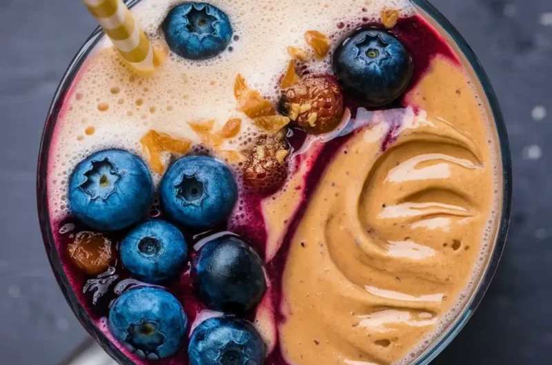 Blueberry Peanut Butter Smoothie