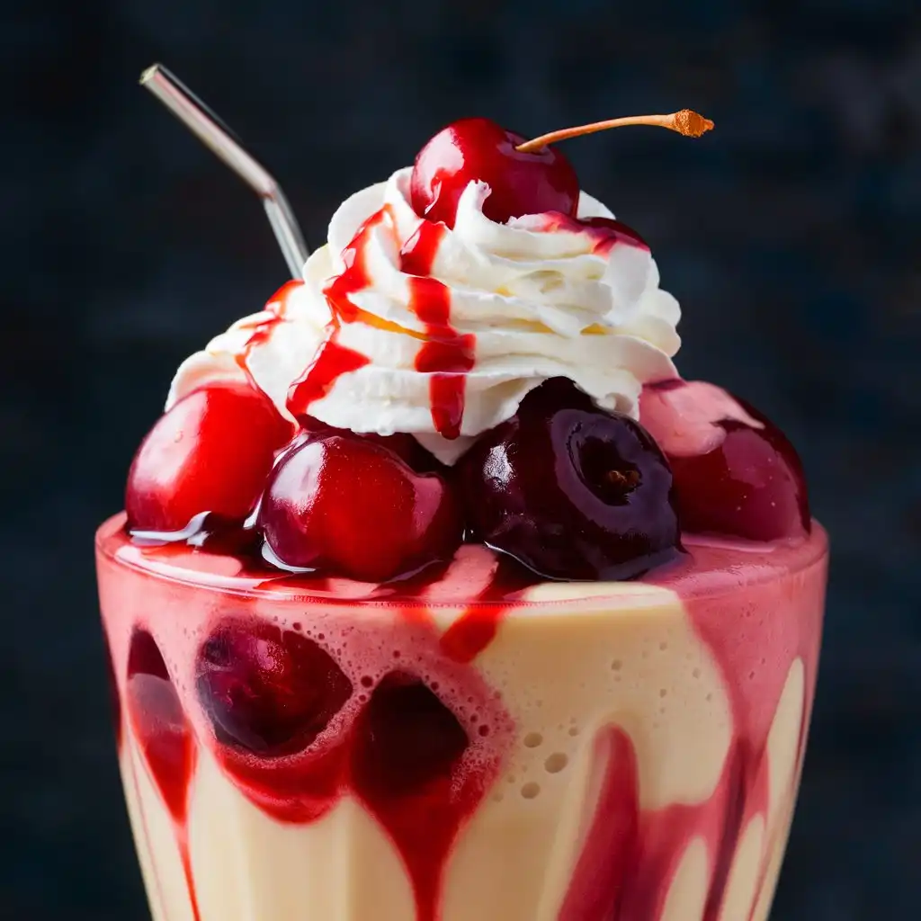 Cherry Ice Cream Smoothie