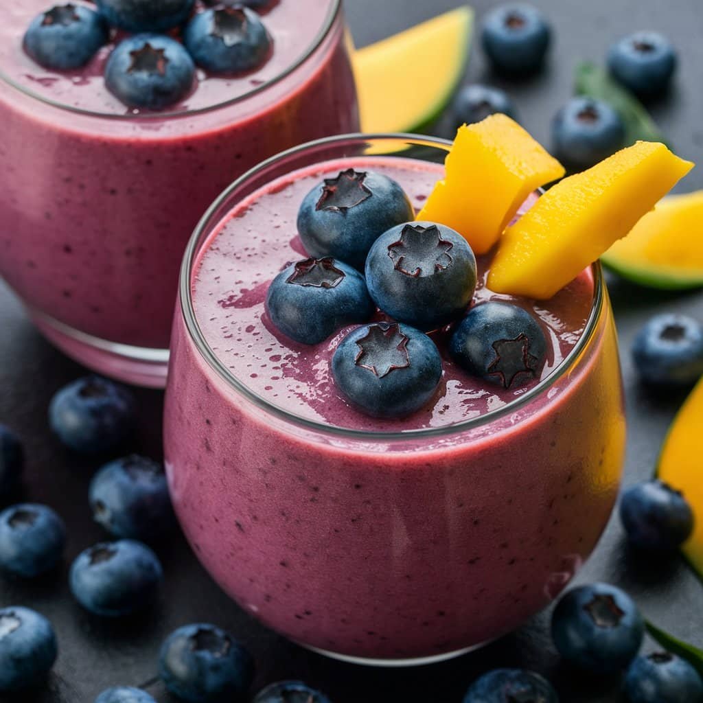 Mango Blueberry Smoothie Recipe