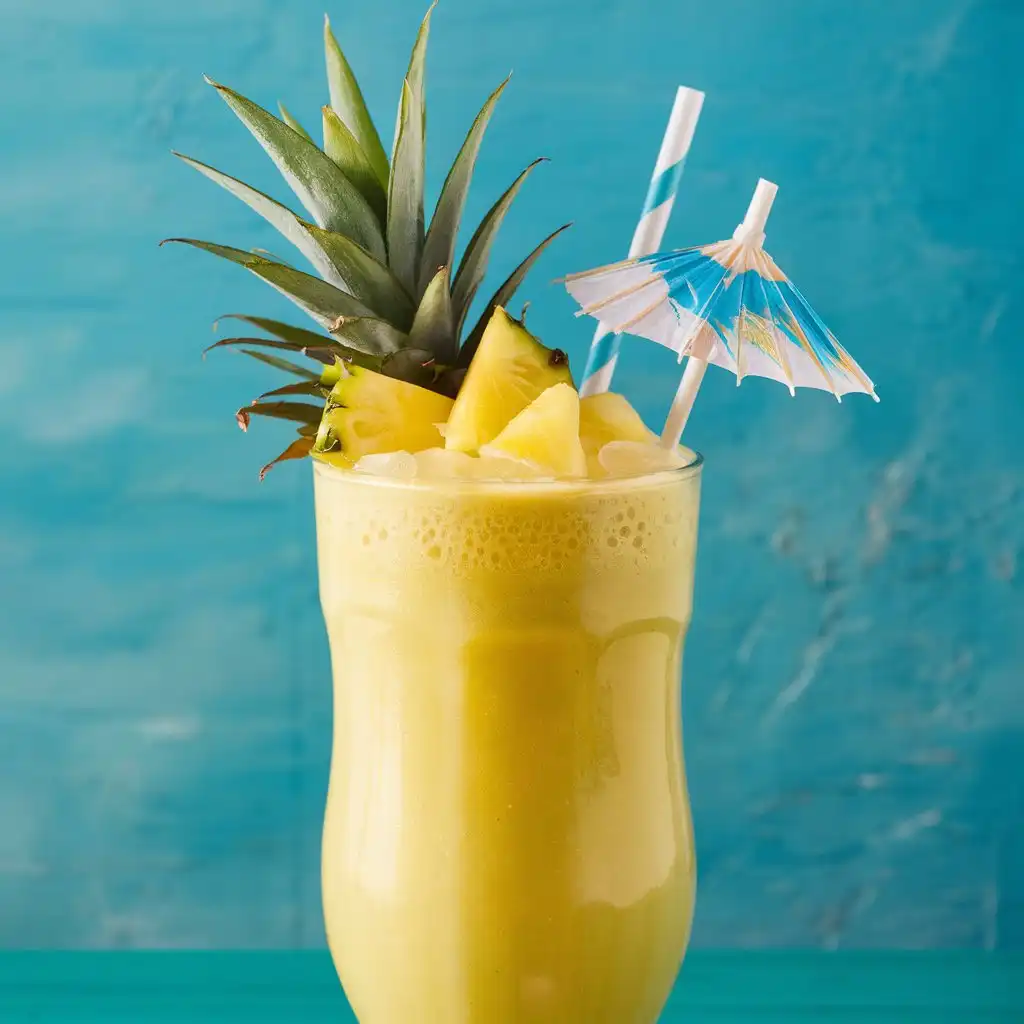 Pineapple Smoothie 4 Ingredients