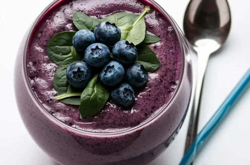 5-Minute Blueberry Spinach Smoothie