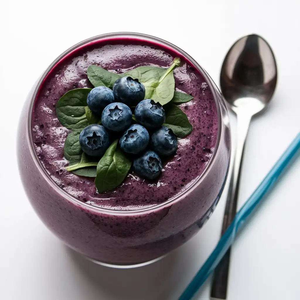 5-Minute Blueberry Spinach Smoothie