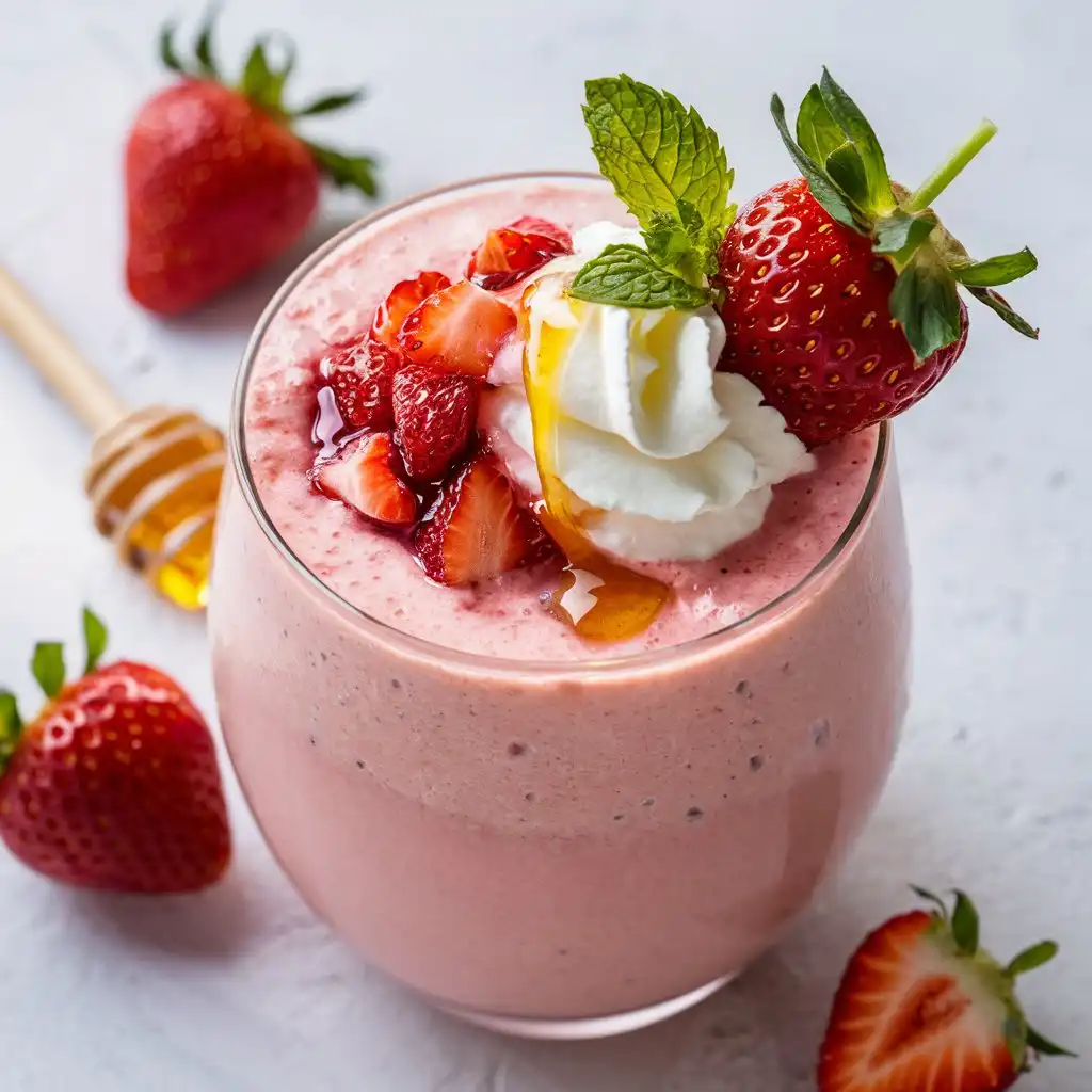 Strawberry Kefir Smoothie