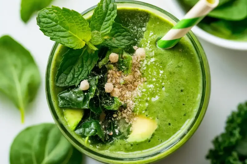 Green Protein Smoothie Without Banana