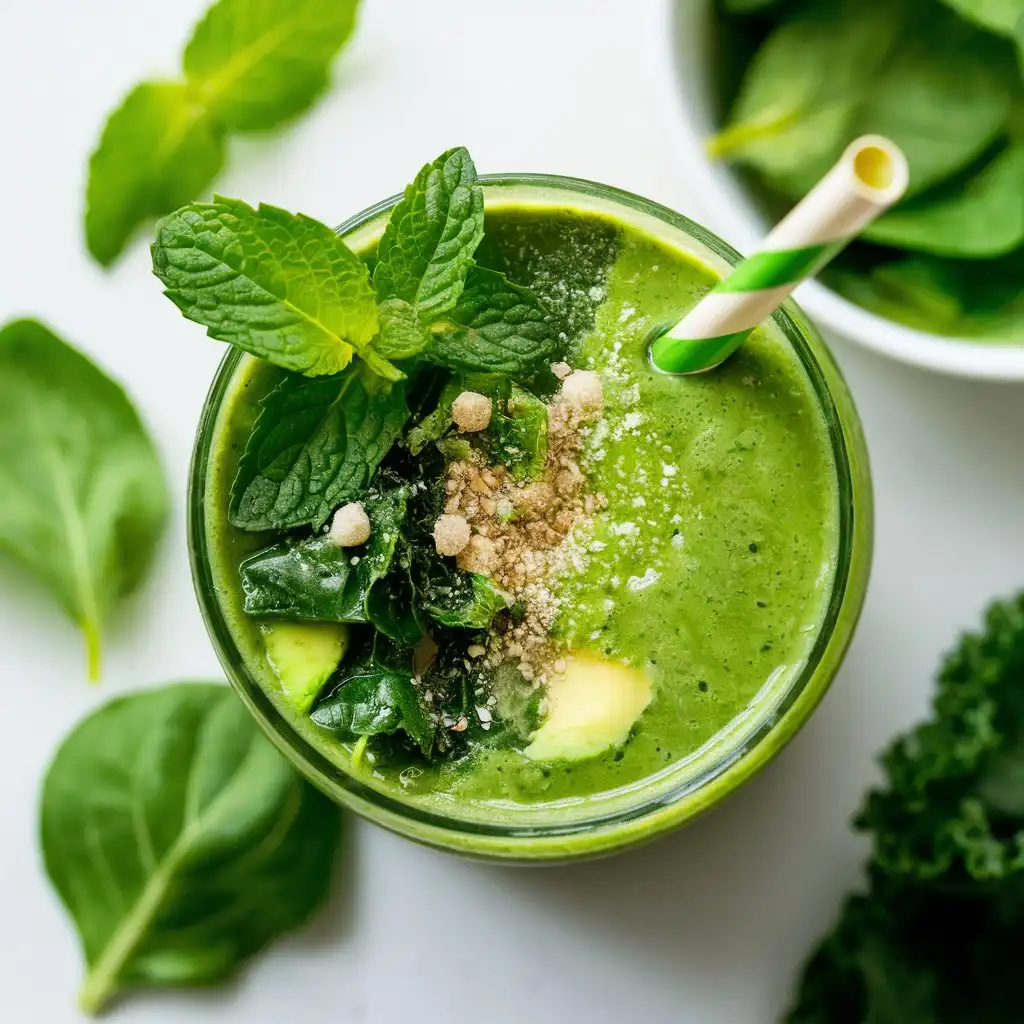 Green Protein Smoothie Without Banana