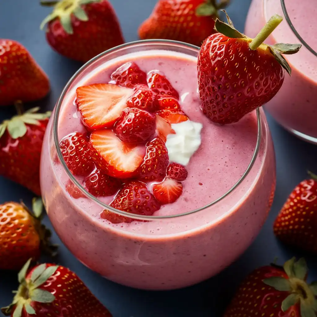 perfect strawberry smoothie