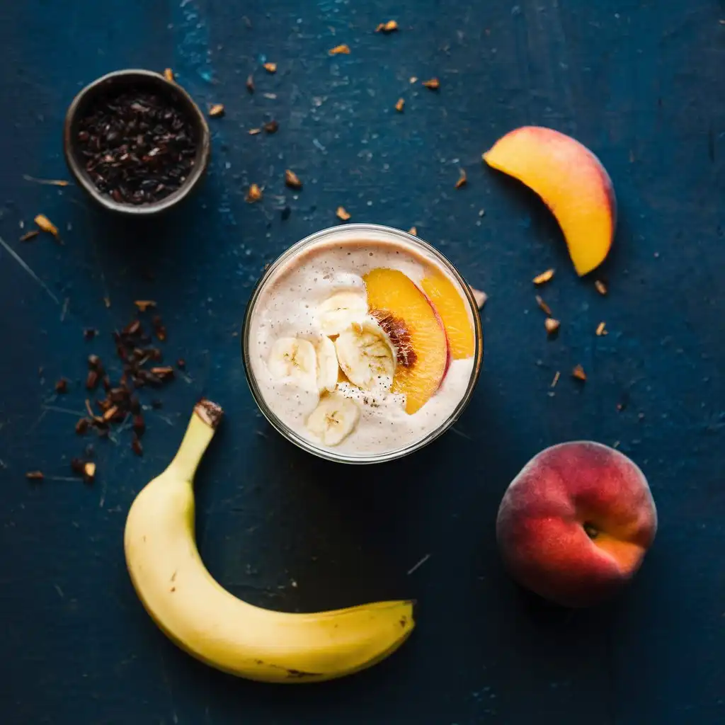 banana peach smoothie