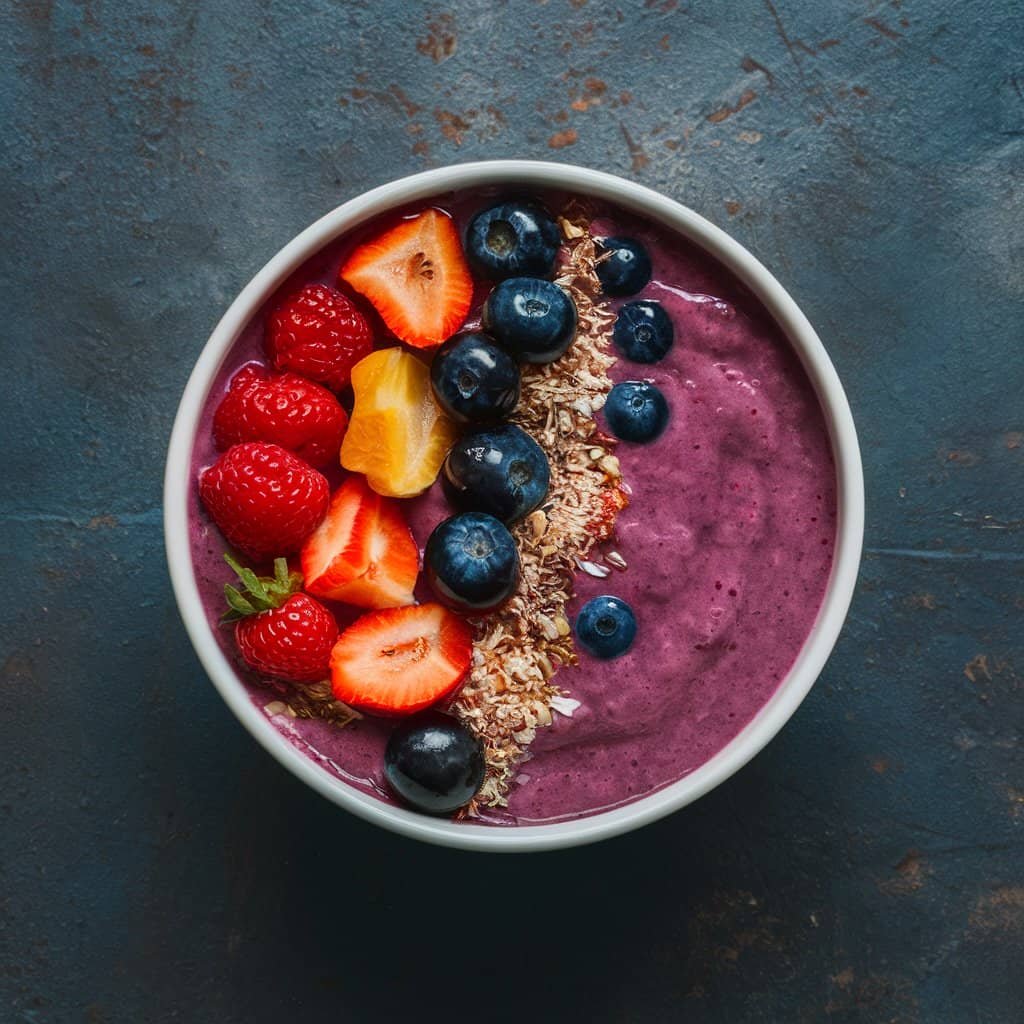 Vegan Raspberry Smoothie Bowl