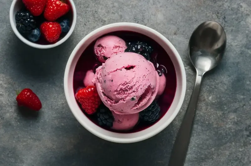 Berry Smoothie Ice Cream recipe