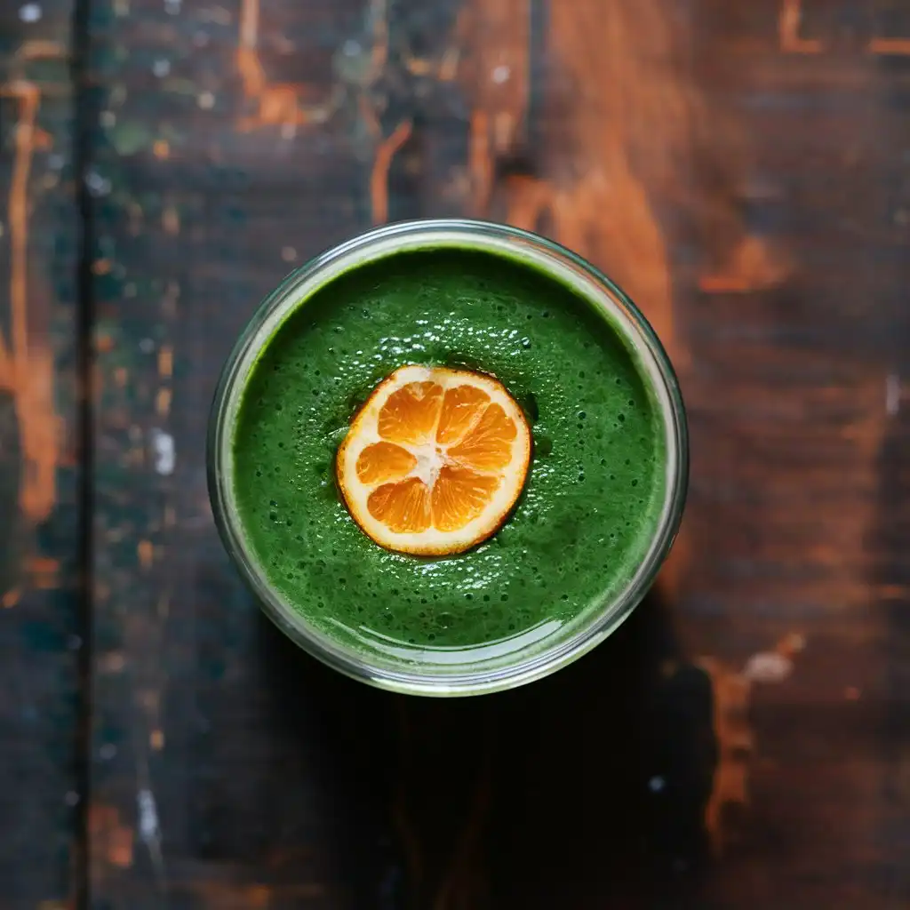 Iron Boosting Orange Green Smoothie