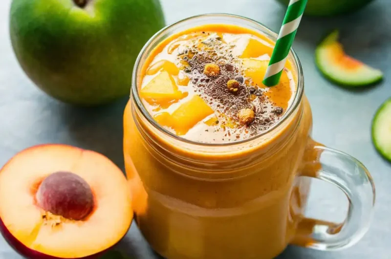 Mango and Peach Smoothie