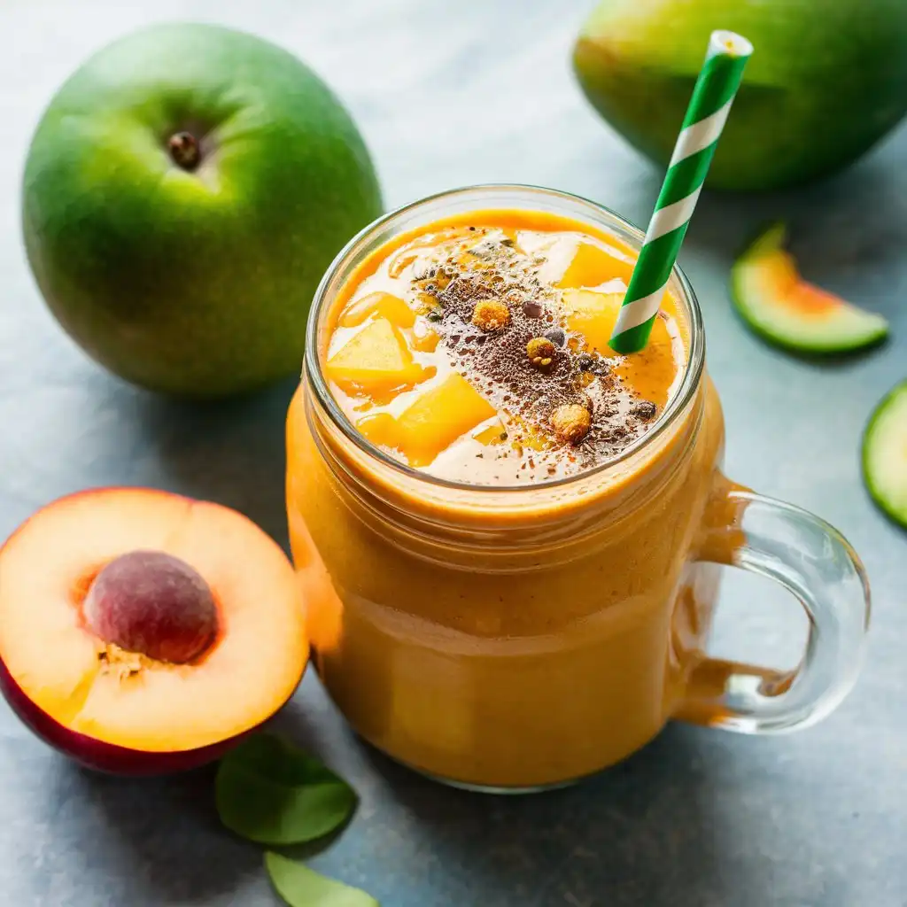 Mango and Peach Smoothie