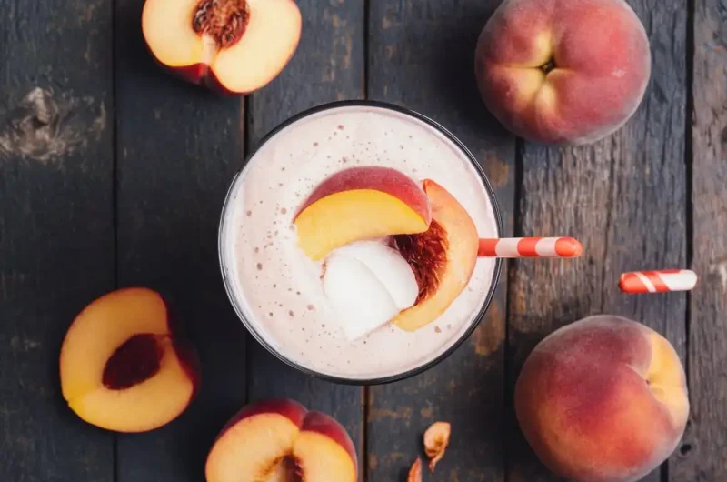 Peach Coconut Water Smoothie