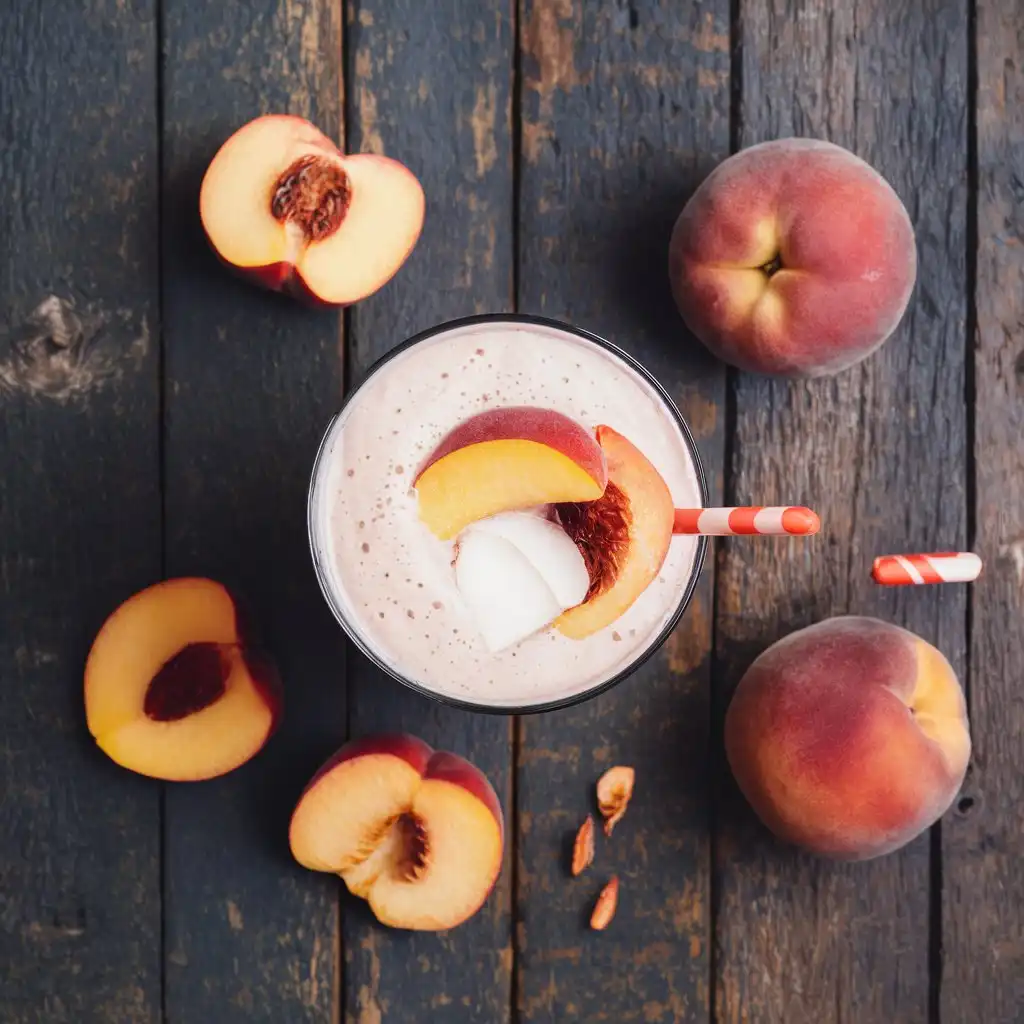 Peach Coconut Water Smoothie