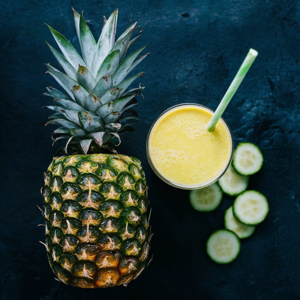 pineapple cucumber smoothie