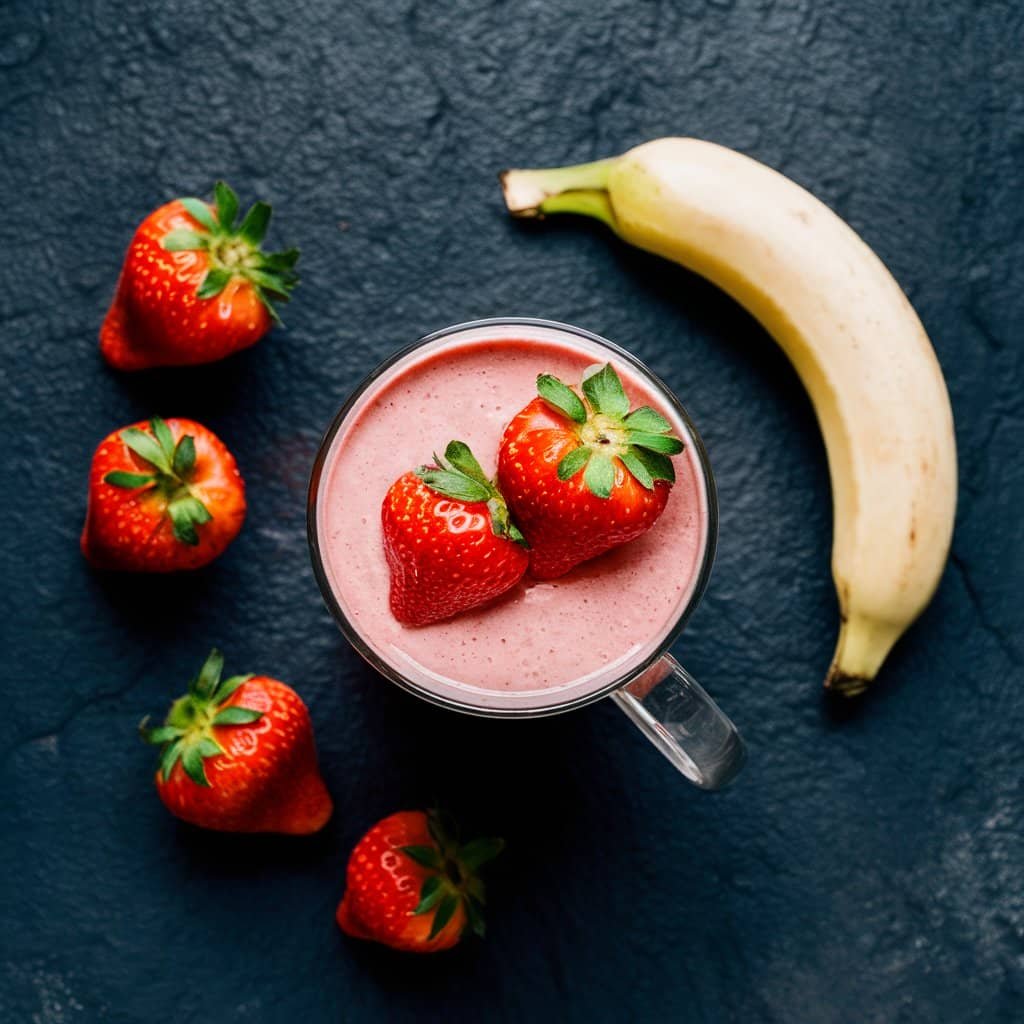 Copycat McDonald's Strawberry Banana Smoothie