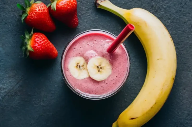 Strawberry Banana Smoothie Without Milk