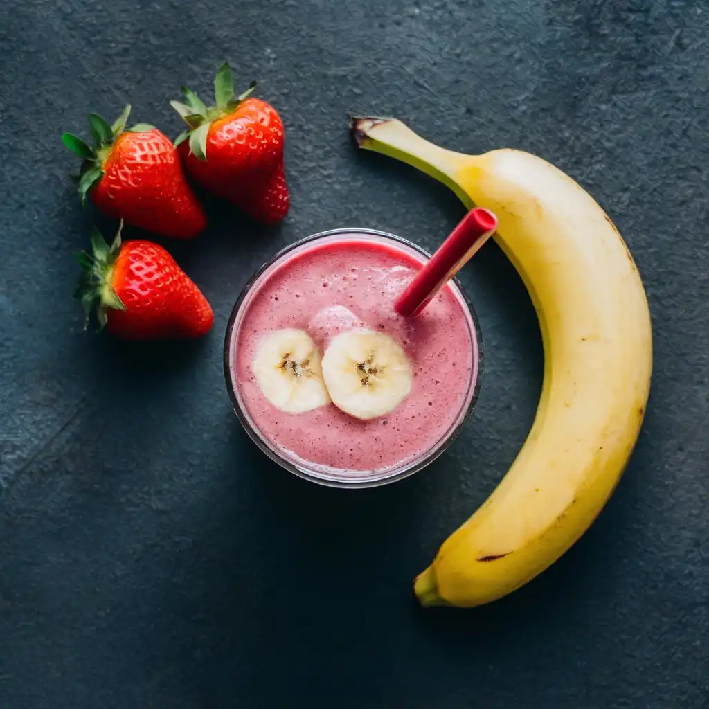 strawberry banana smoothie without milk