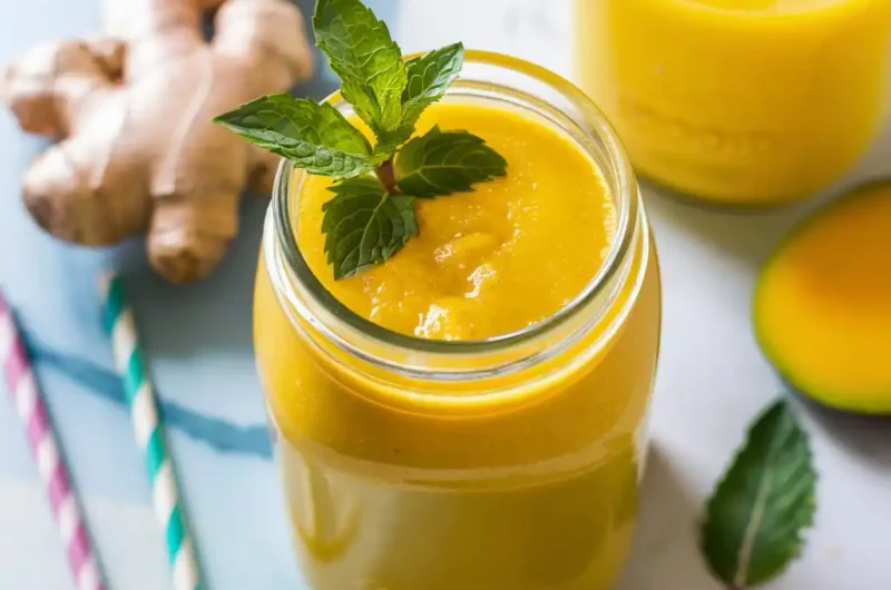 Mango Coconut Water Smoothie