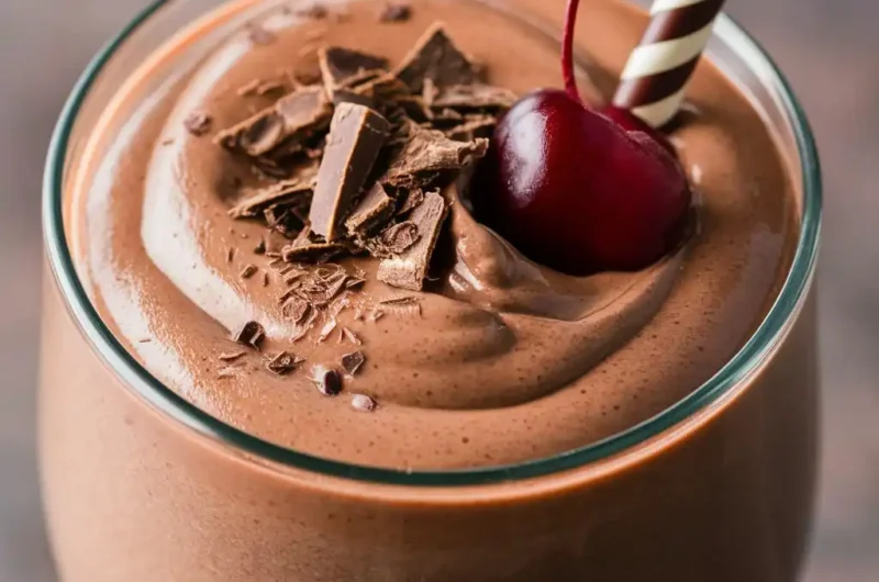 Chocolate Cherry Almond Smoothie