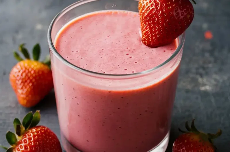 B and L's Strawberry Smoothie