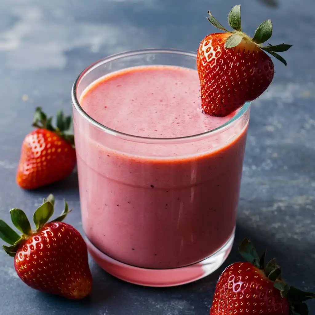 quick easy strawberry smoothie