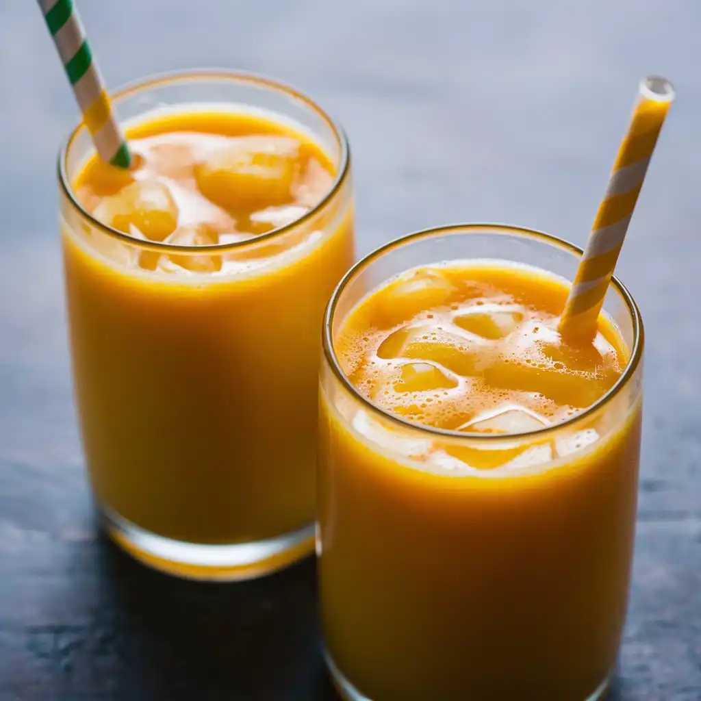 mango peach smoothie