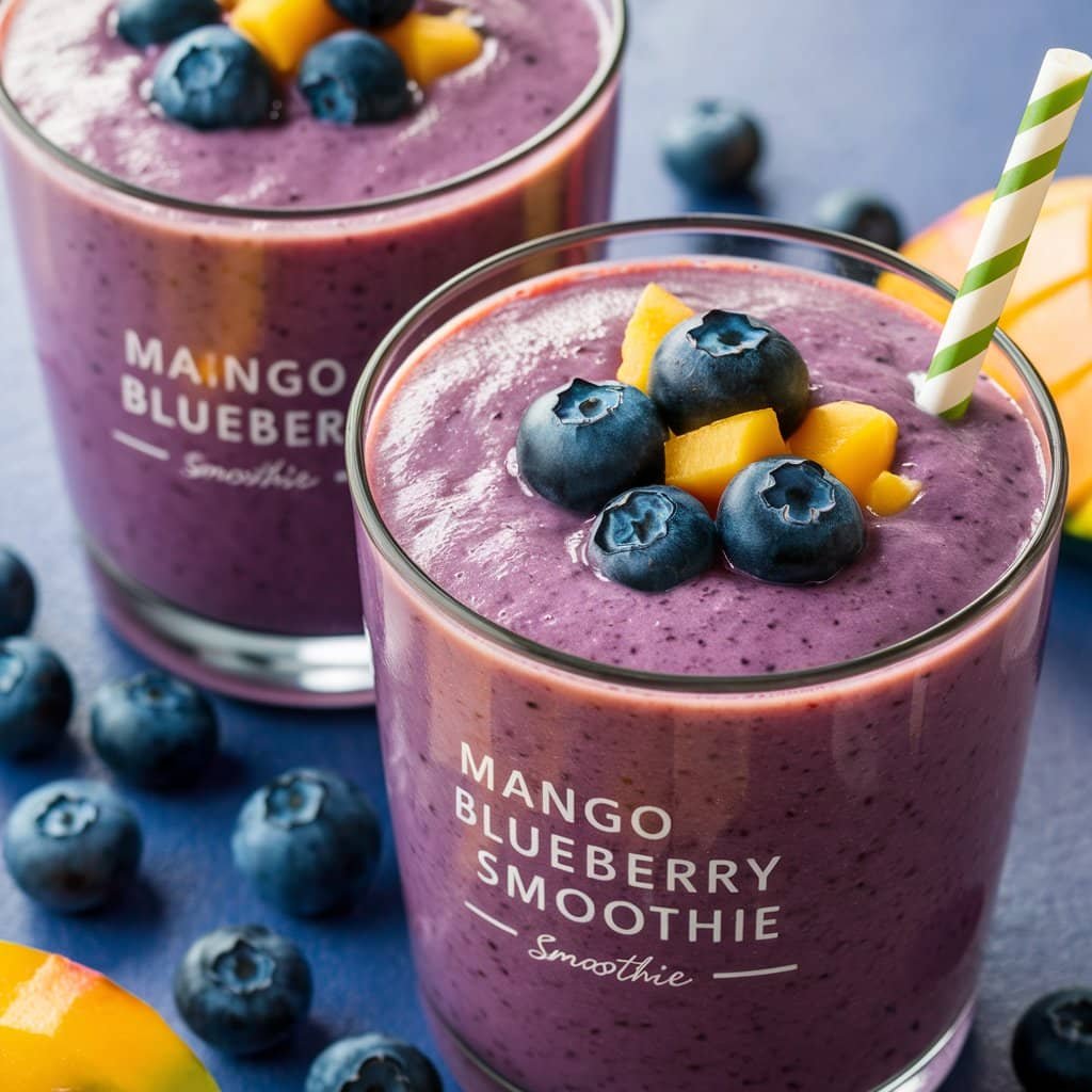 blueberry mango smoothie