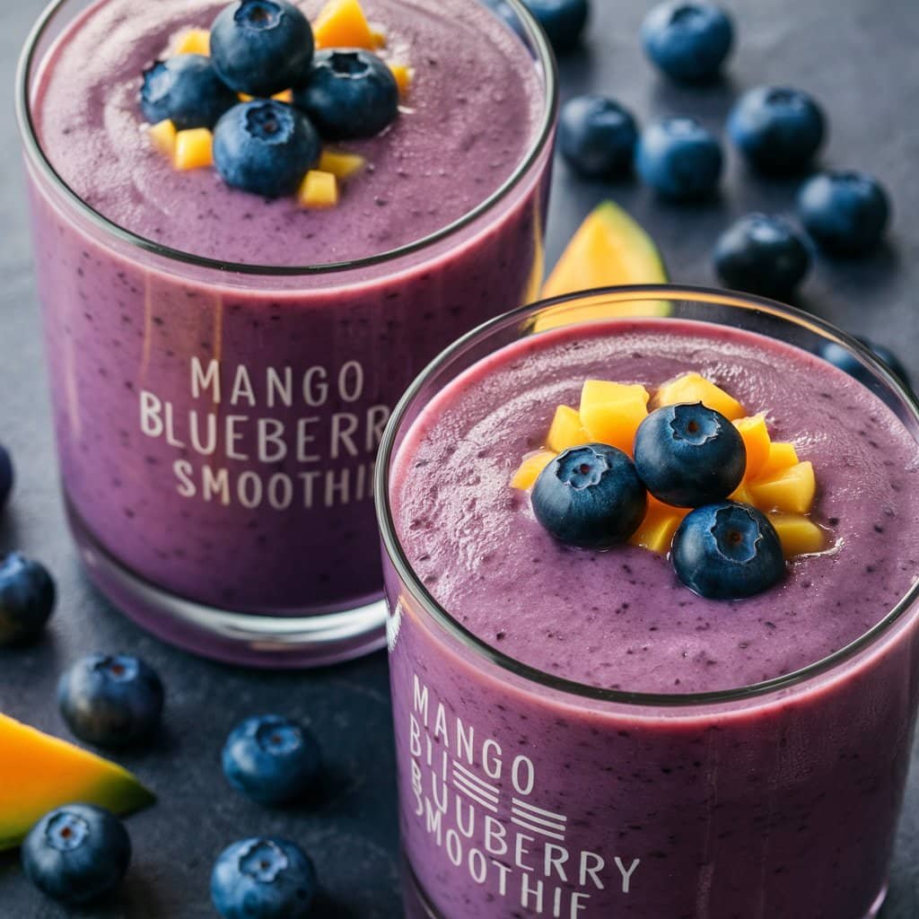 mango blueberry smoothie