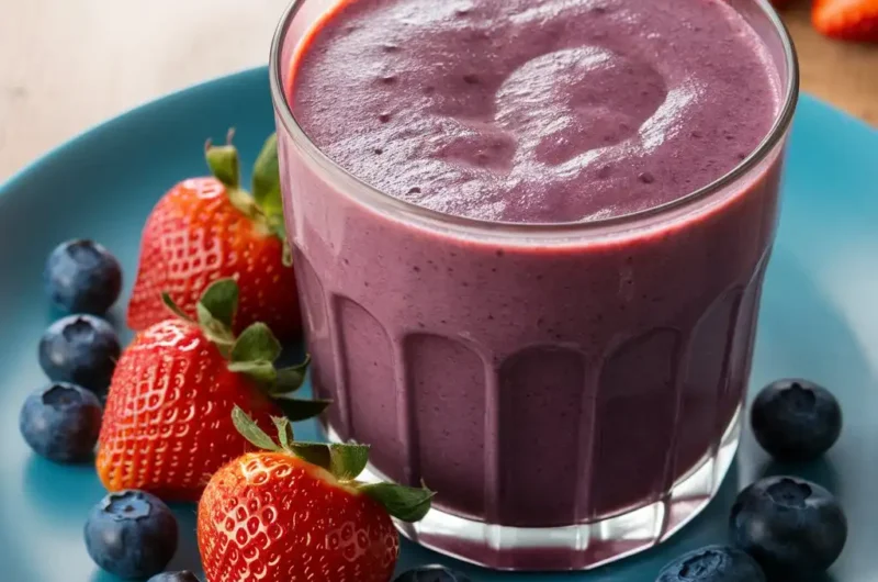 Blueberry Bliss Tropical Smoothie