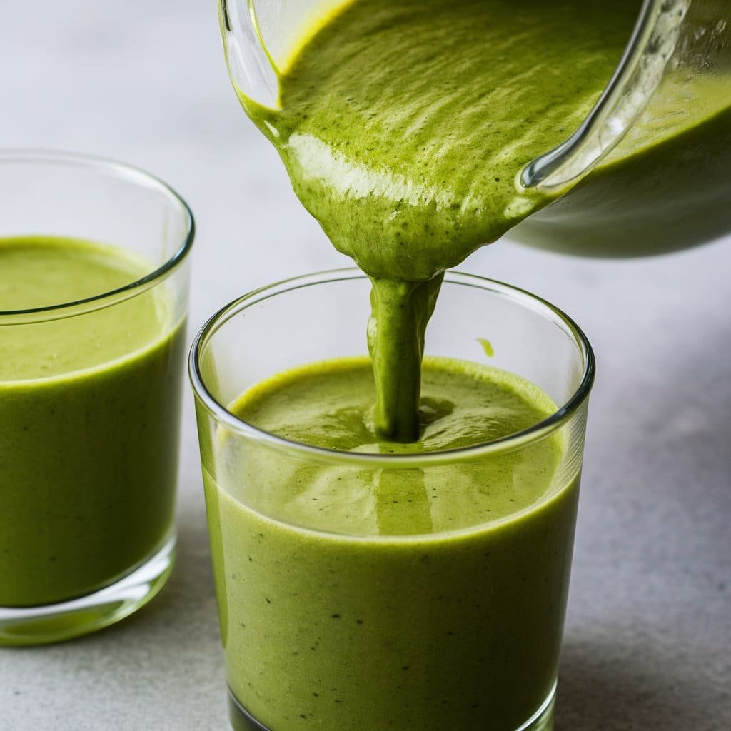 green lactation smoothie