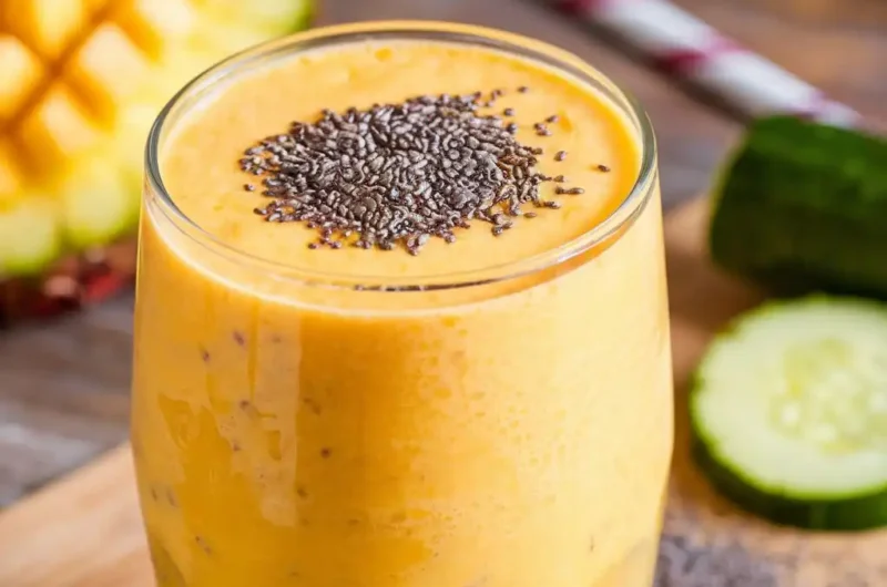 Mango Pineapple Cucumber Smoothie